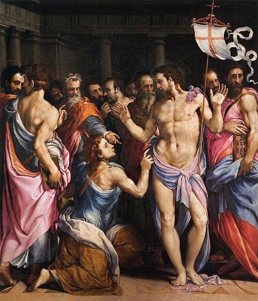 Francesco Salviati The Incredulity of St Thomas oil painting image